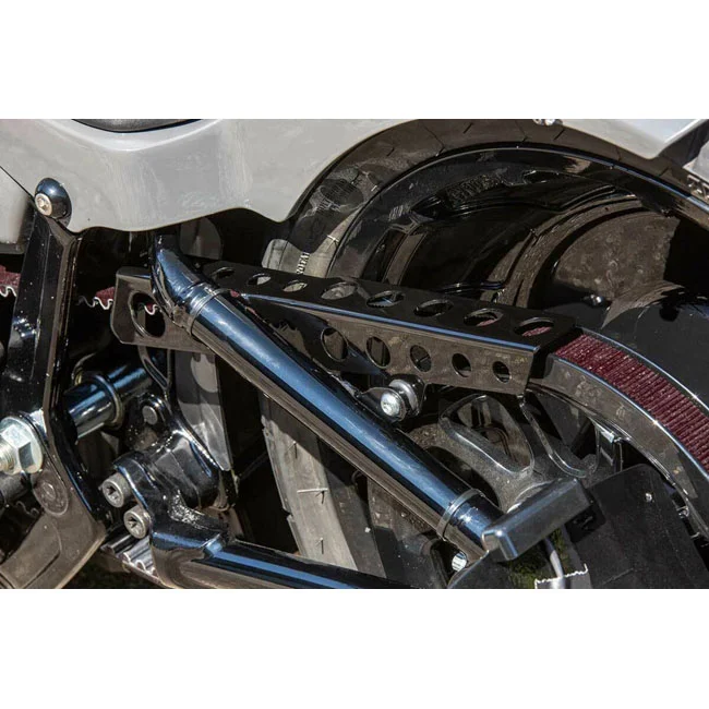 Rick's Motorcycles Motorcycles, belt guard Round holes. Gloss black