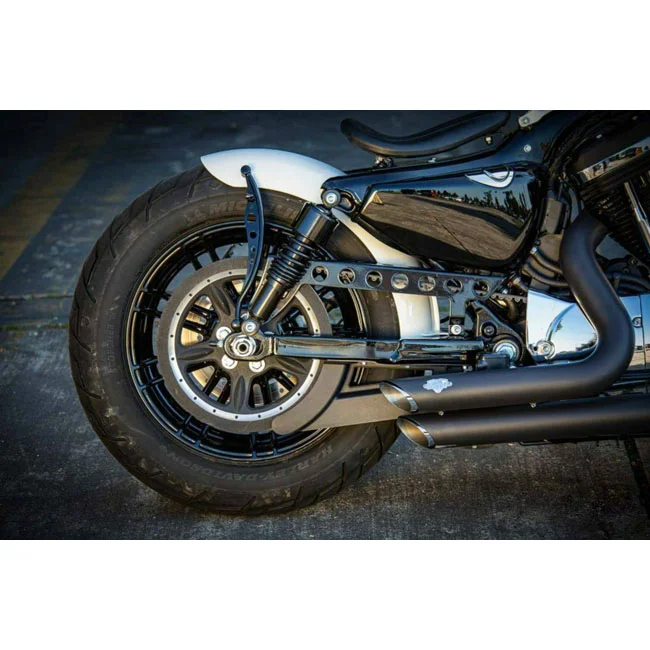 Rick's Motorcycles Motorcycles, belt cover Round holes. Gloss black