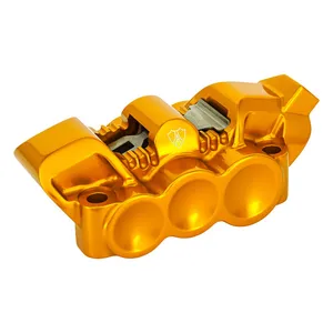 Arlen Ness Arlen Ness, 6-p mono-block radial caliper. Right. Gold