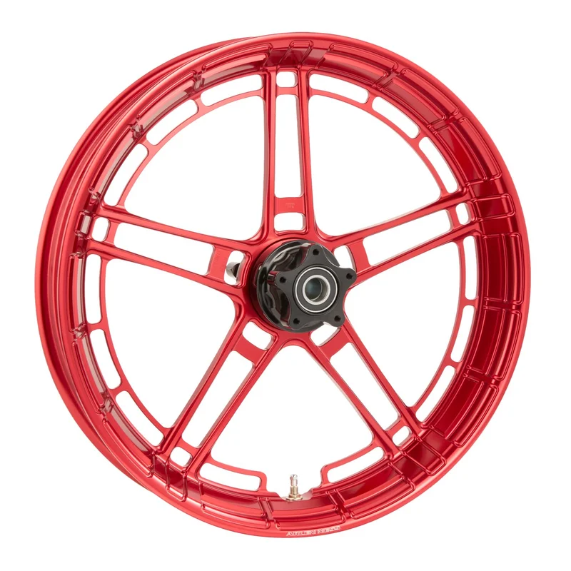 Arlen Ness Flatline Rim 21 x 3.5". Red