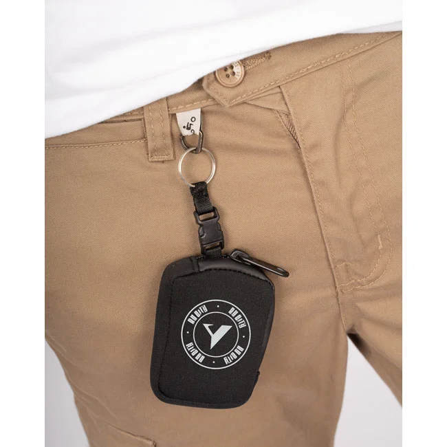 By City City wallet keyring 2 black