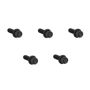 Arlen Ness Arlen Ness, titanium 12-point derby cover bolt kit. Black