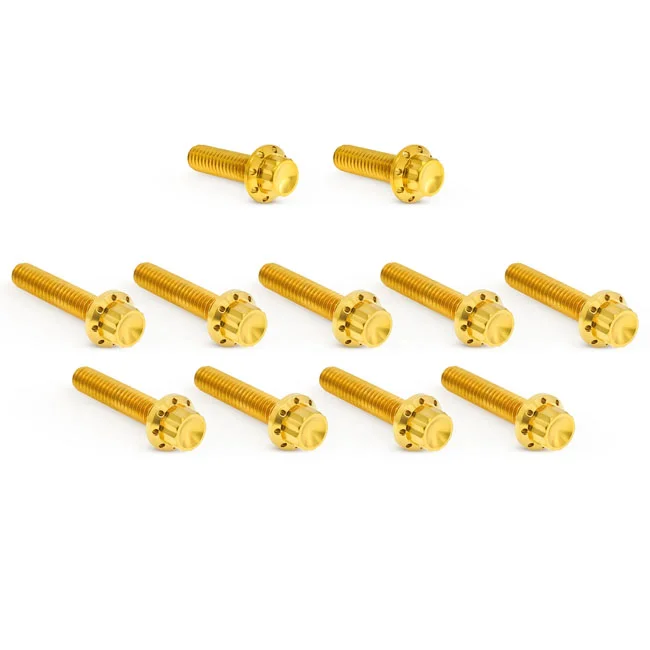 Arlen Ness BOLT KIT TITANIUM - M8 24-25 -