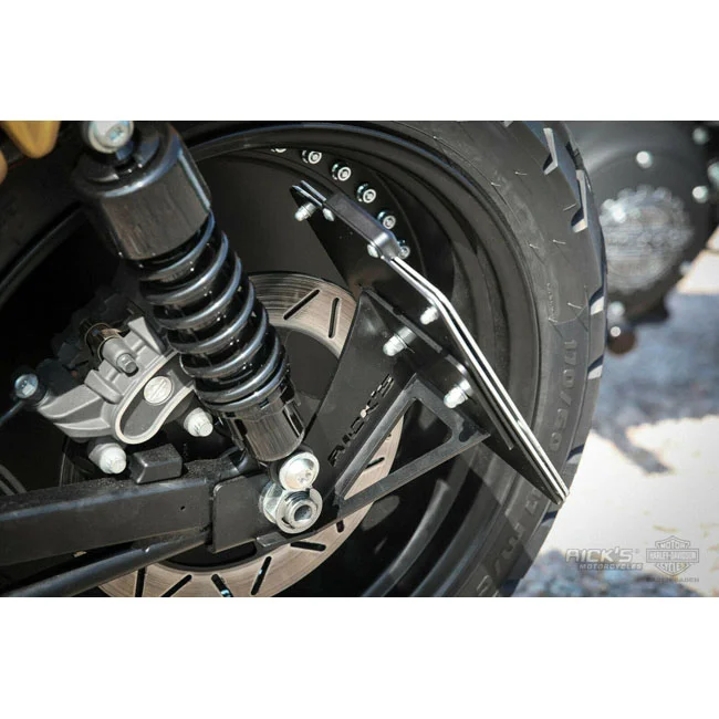 Rick's Motorcycles Rick''s Motorcycles, side mount license plate kit short.Black