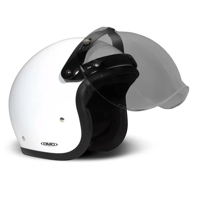 DMD Flip-up bubble visor light smoke