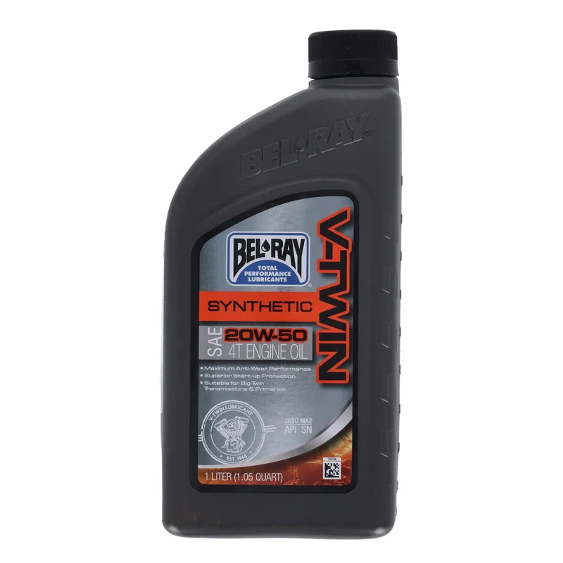 Bel-Ray V-Twin synthetic oil 20W50. 1L