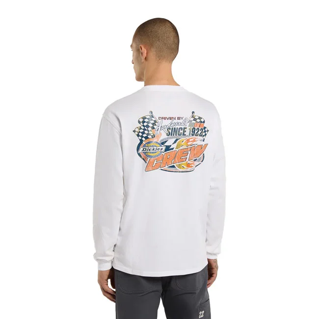 Dickies Nashport long sleeve white