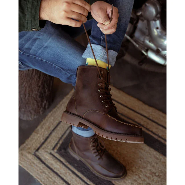 Tripmachine Trip Machine Moc-toe boots mocha