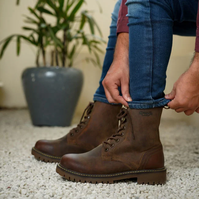 Tripmachine Trip Machine Derby boots Rusty wrangler