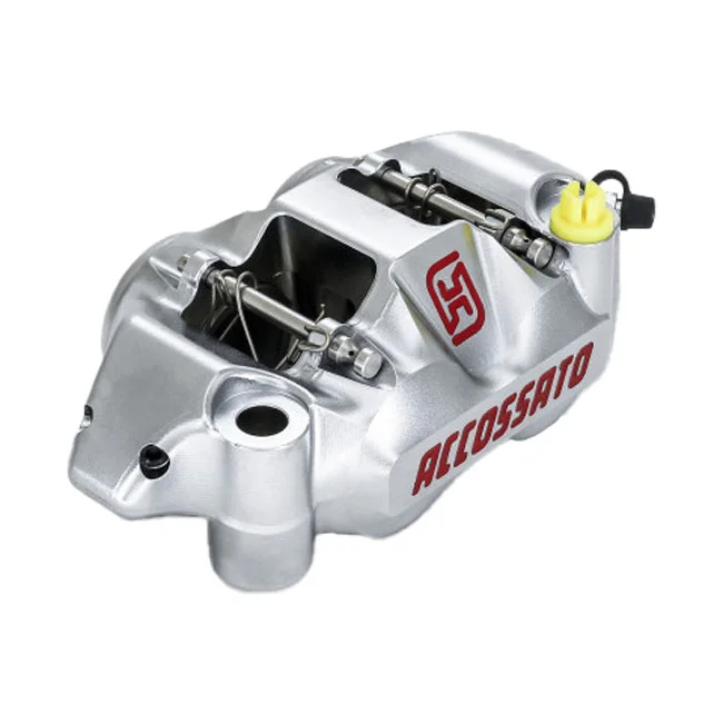 Accossato 108mm Monoblock radial brake caliper right. Silver