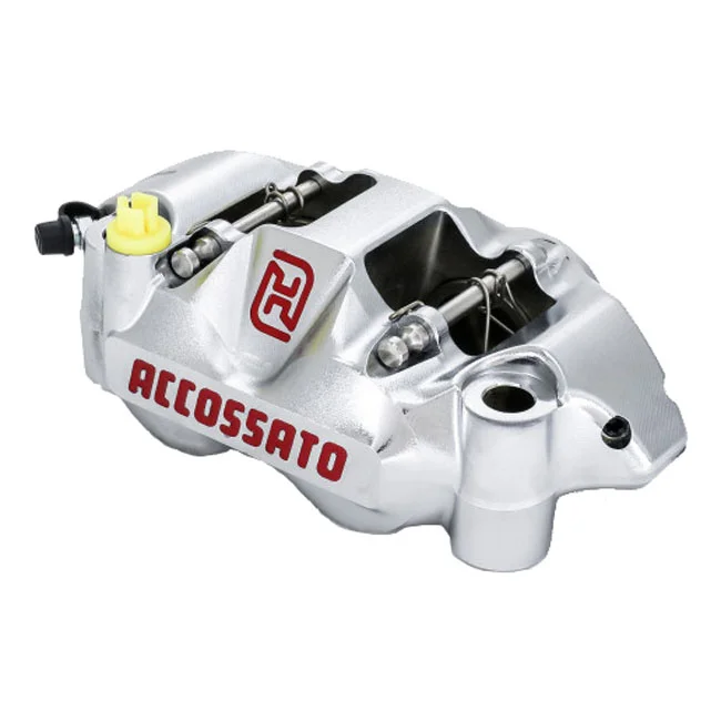 Accossato 108mm Monoblock radial brake caliper left. Silver