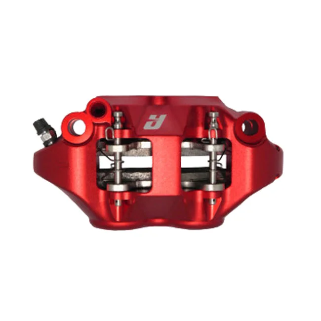Accossato 108mm Monoblock radial brake caliper right. Red