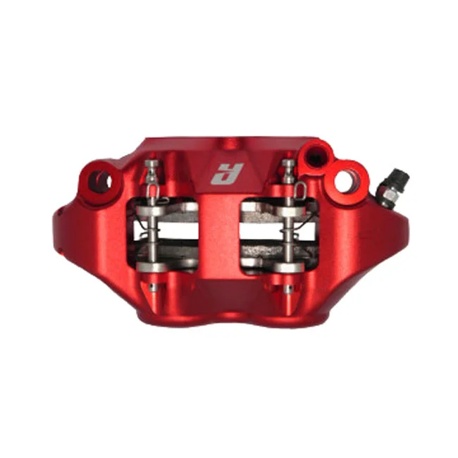 Accossato 108mm Monoblock radial brake caliper left. Red