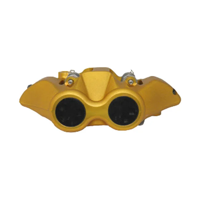 Accossato 108mm Monoblock radial brake caliper right. Gold