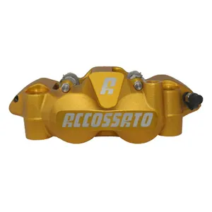 Accossato Accossato, 108mm Monoblock radial brake caliper right. Gold