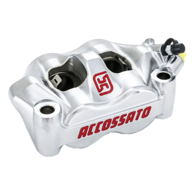 Accossato 100mm Monoblock radial brake caliper right. Silver