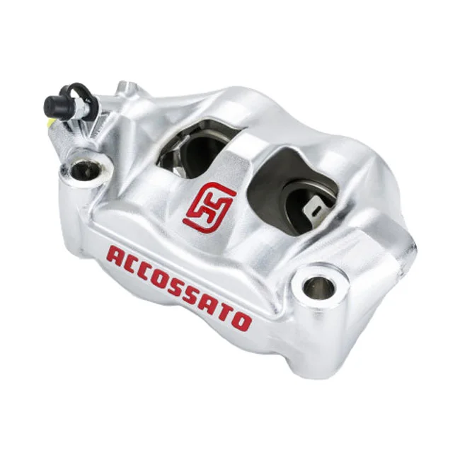 Accossato 100mm Monoblock radial brake caliper left. Silver