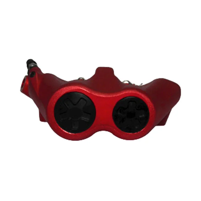 Accossato 100mm Monoblock radial brake caliper right. Red