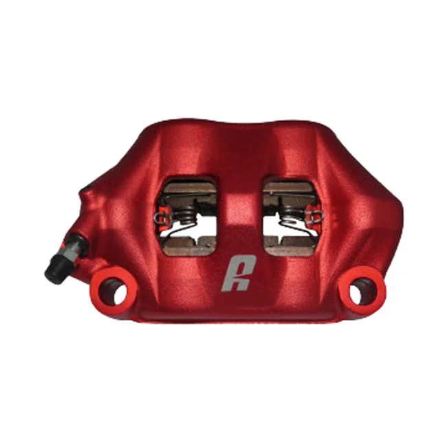 Accossato 100mm Monoblock radial brake caliper left. Red