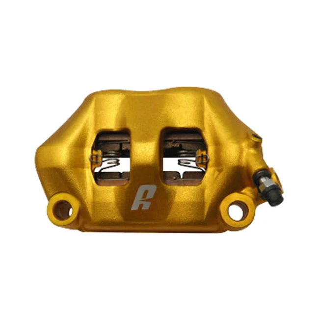 Accossato 100mm Monoblock radial brake caliper right. Gold