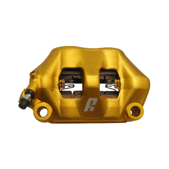Accossato 100mm Monoblock radial brake caliper left. Gold