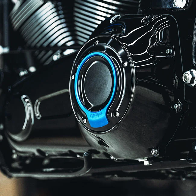 Fangster Derby cover. Black Blue