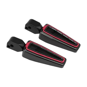 Fangster Fangster, passenger foot pegs. Black red