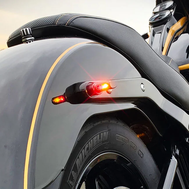 HeinzBikes Aero Micro Winglets 3-1 taillight/turn signals