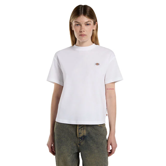 Dickies Oakport female boxy t-shirt white