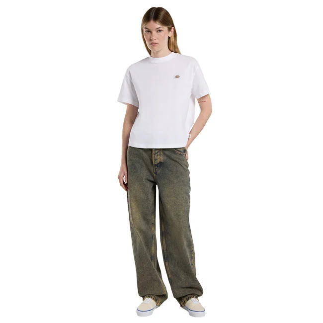 Dickies Oakport female boxy t-shirt white