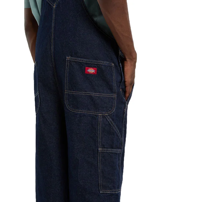 Dickies Loose denim bib rinsed