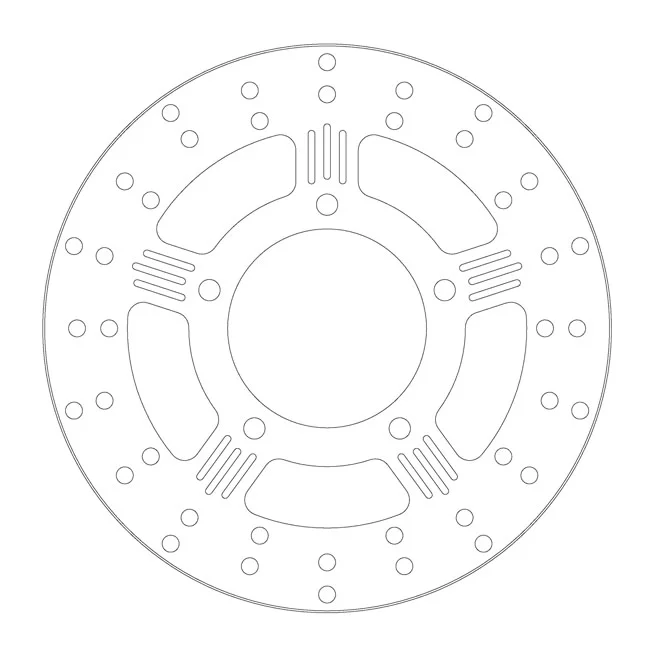 Moto-Master Adrian brake rotor. Rear