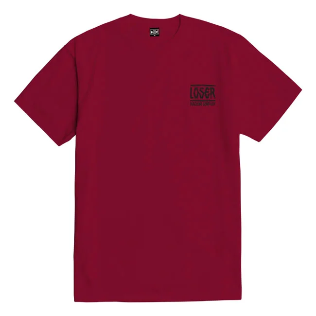 Loser Machine Company Machine Inside out t-shirt burgundy