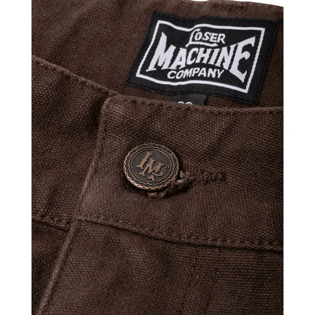 Loser Machine Company Machine Armor canvas pants brown