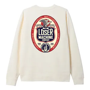 Loser Machine Company Loser Machine Work hard hoodie bone
