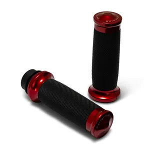 Performance Machine Performance Machine, Contour Renthal wrapped grips. Red
