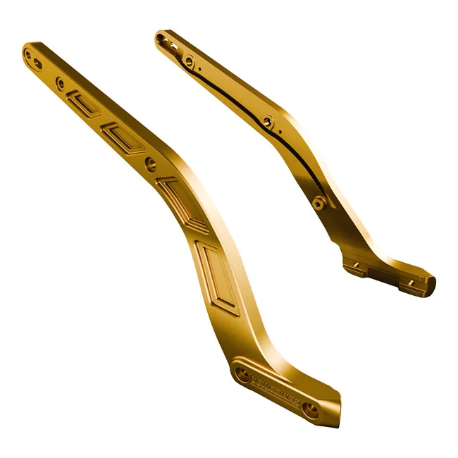 HeinzBikes Performance fender struts. Gold