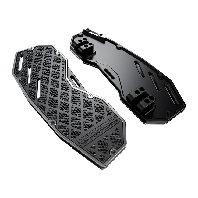 HeinzBikes Floorboards ''Performance''. . Black/silver