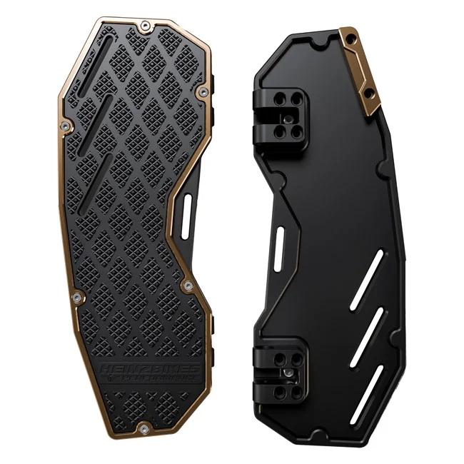 HeinzBikes Floorboards ''Performance''. Black/bronze