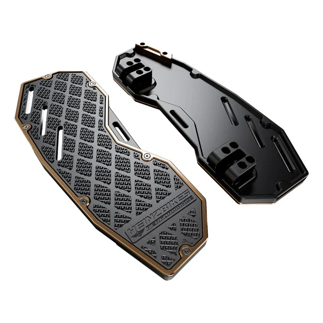 HeinzBikes Floorboards ''Performance''. Black/bronze