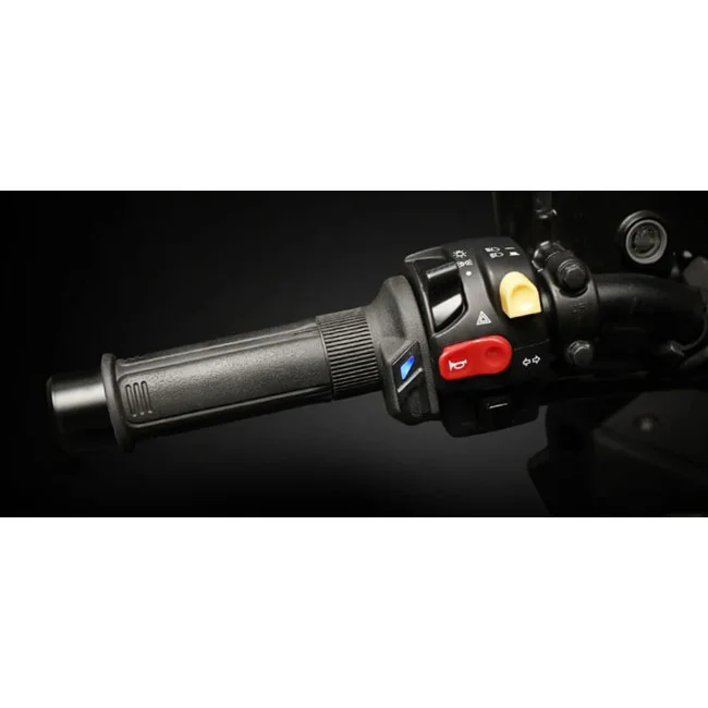 Koso HG13 heated grips. 130mm grip length. Black