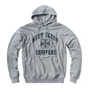 West Coast Choppers WCC Iron Oversized hoodie gray
