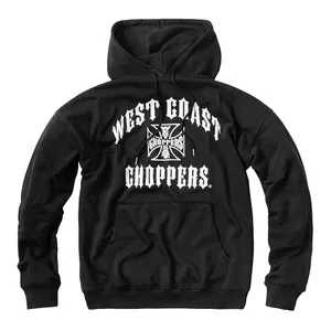 West Coast Choppers WCC Iron Oversized hoodie black
