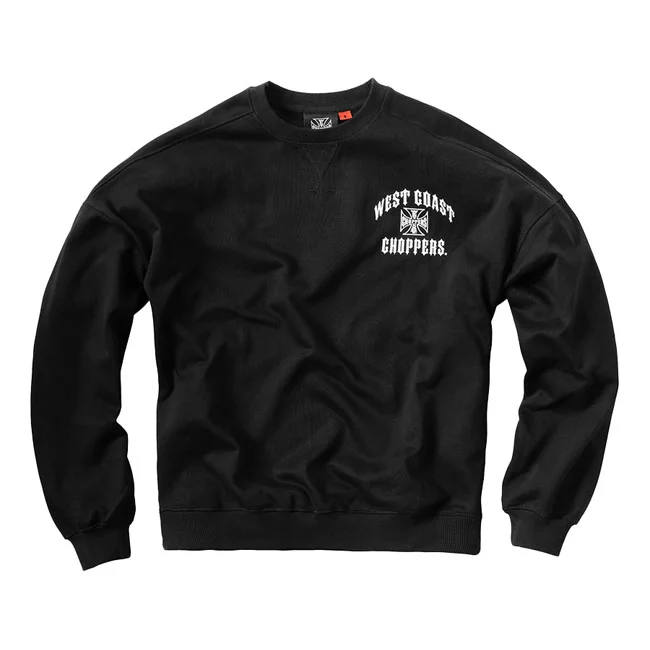 West Coast Choppers WCC Iron Oversized sweatshirt black