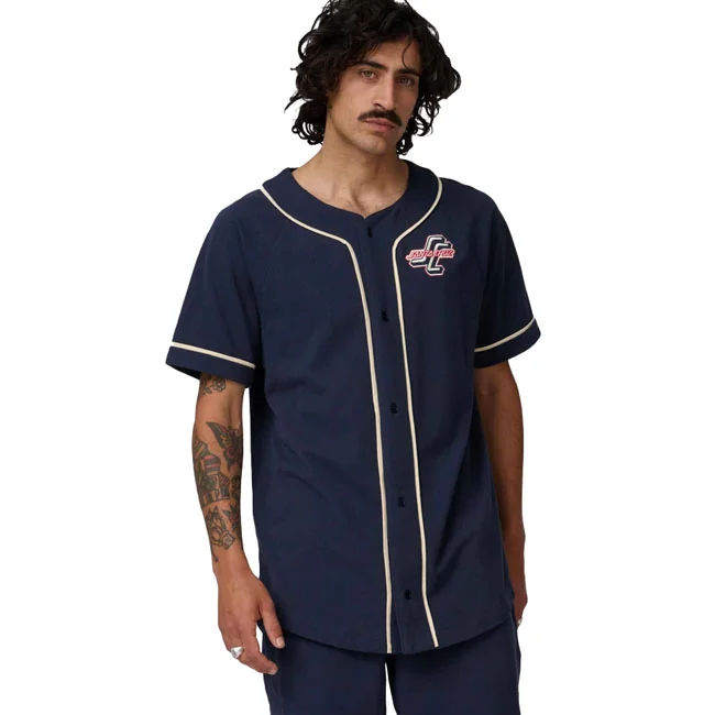 Santa Cruz Cruz Outer OGSC Baseball shirt navy