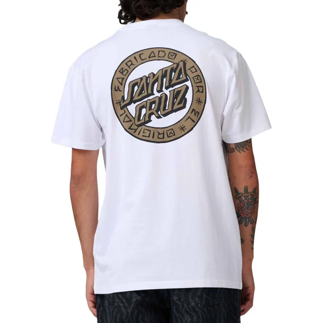 Santa Cruz Cruz Loco Dot t-shirt white