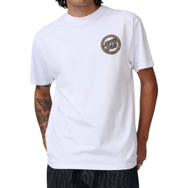 Santa Cruz Cruz Loco Dot t-shirt white