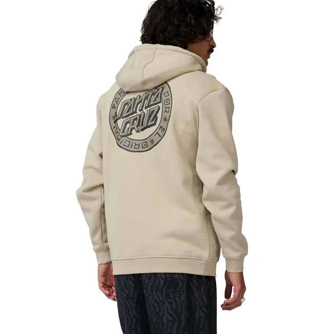Santa Cruz Cruz Loco Dot hoodie stone gray