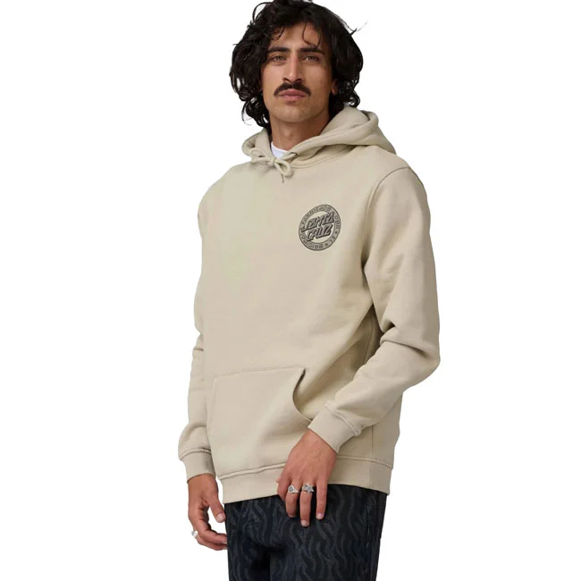 Santa Cruz Cruz Loco Dot hoodie stone gray