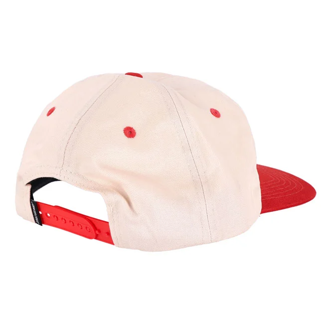 Santa Cruz Cruz Stamped Opus snapback cap off whithe/ketchup
